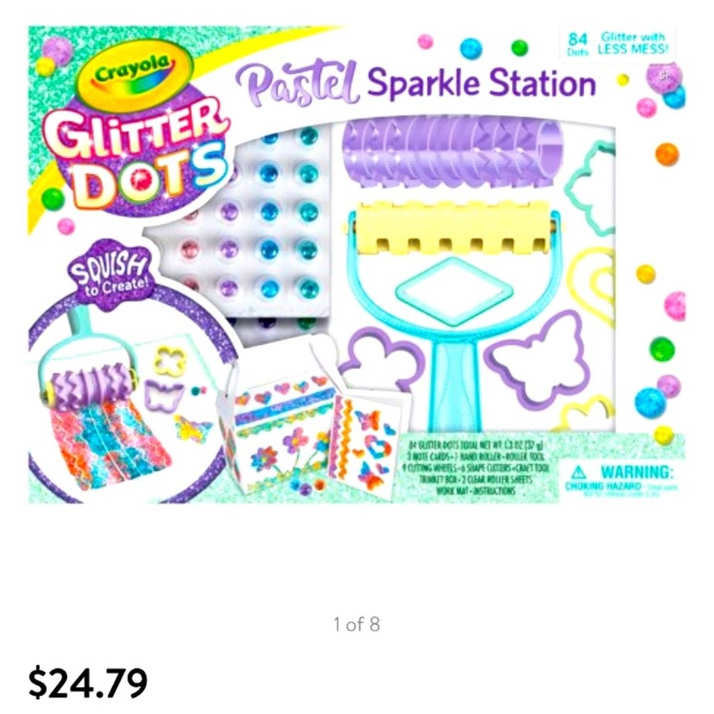 Crayola Glitter Dots Sparkle Station 100 Pieces